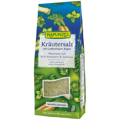 Kräutersalz jodiert 15% Kräuter&Gemüse (500gr)